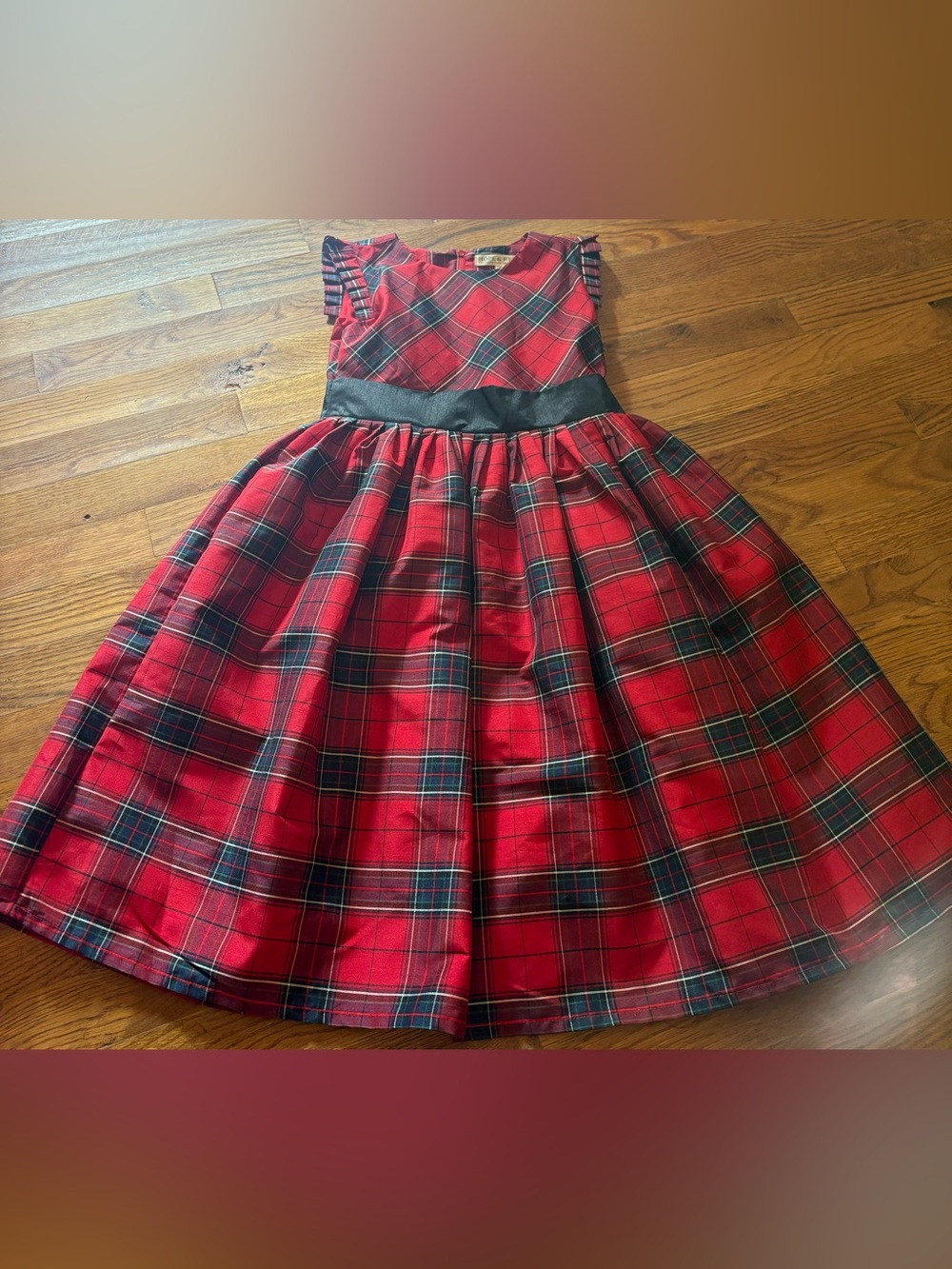 Hope & Henry Organic Pleated Party Dress, Size 10, EUC